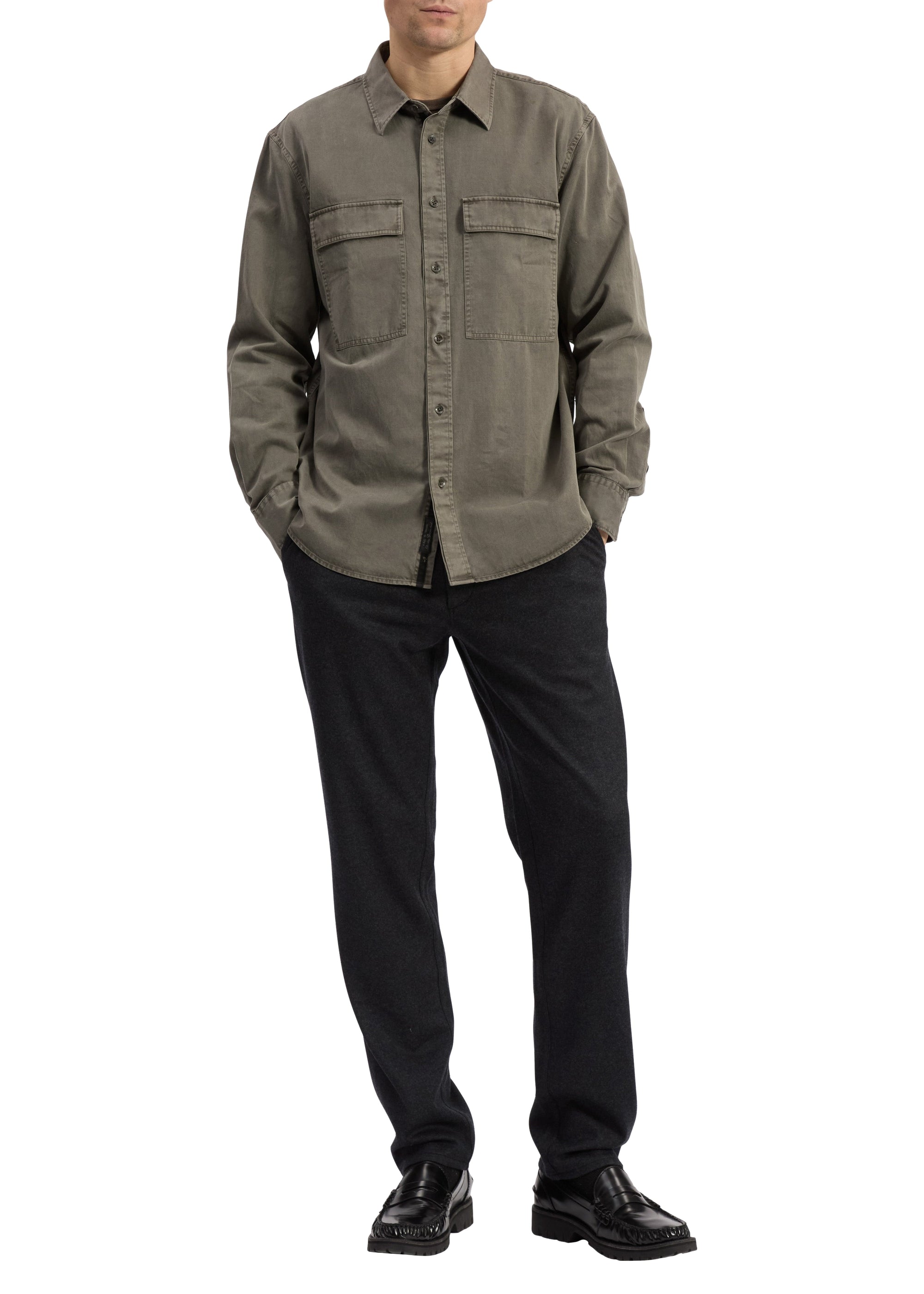 Chemise Finch en coton - Marron