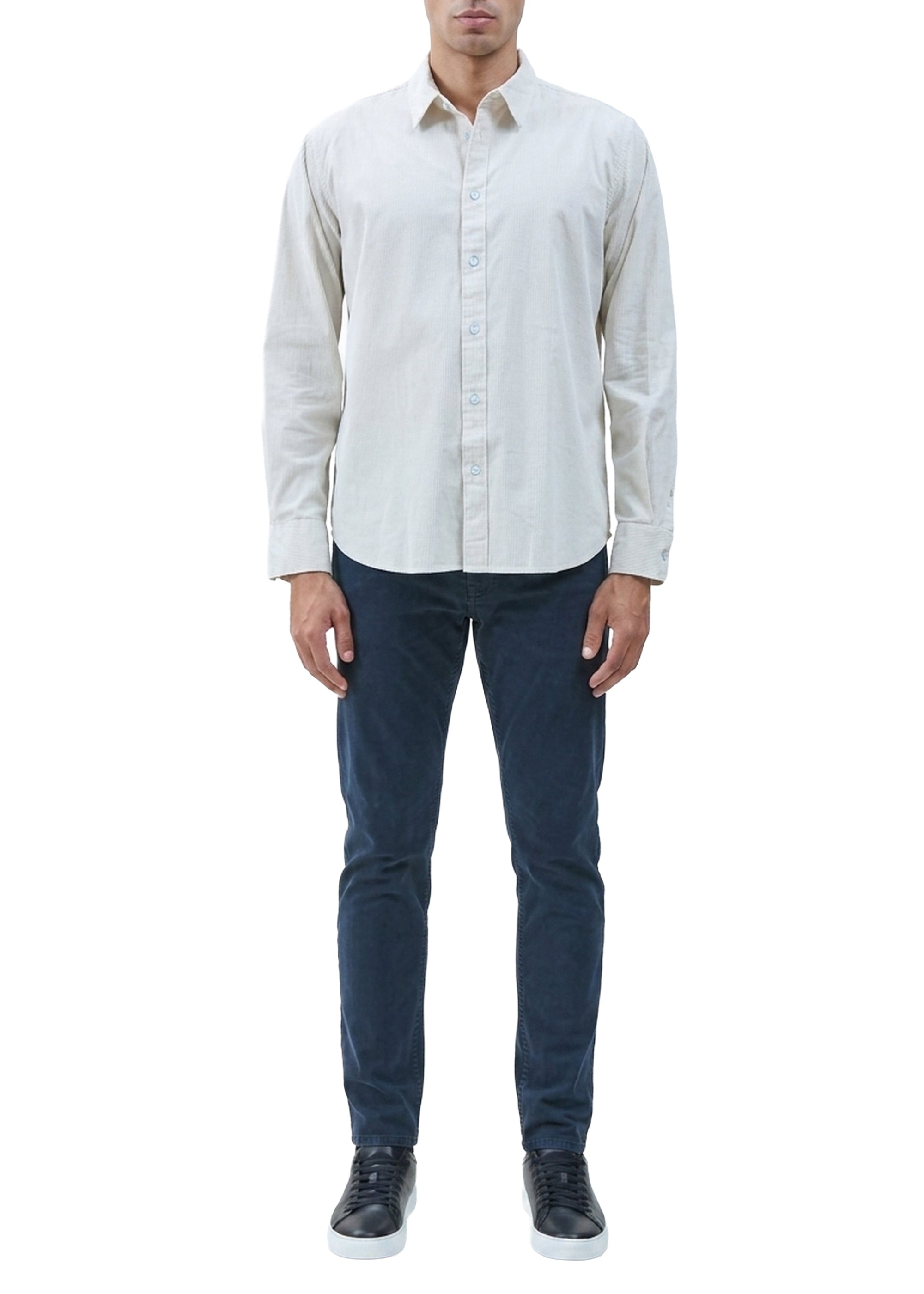 Chemise à rayures Griffin en coton - Blanc