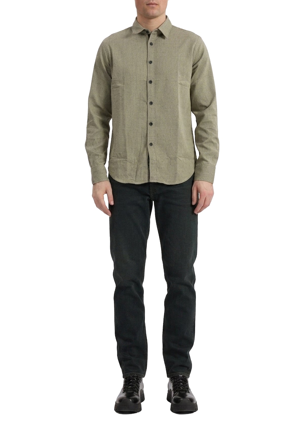Tomlin long-sleeved shirt - Sage