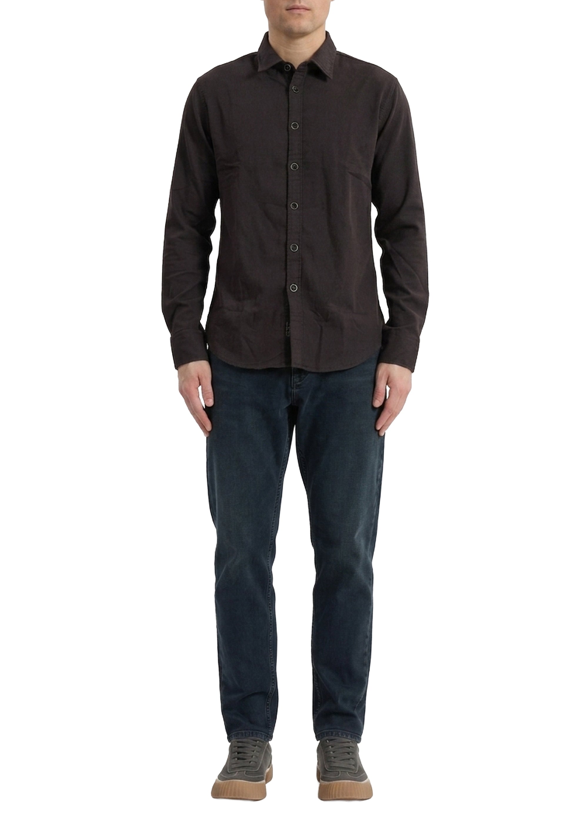 Chemise Tomlin en coton - Dark Shadow
