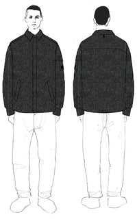 Z NO PICS / Veste Dane en laine - Heather Grey