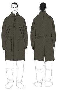 Z NO PICS / Parka Dane - Dark Olive