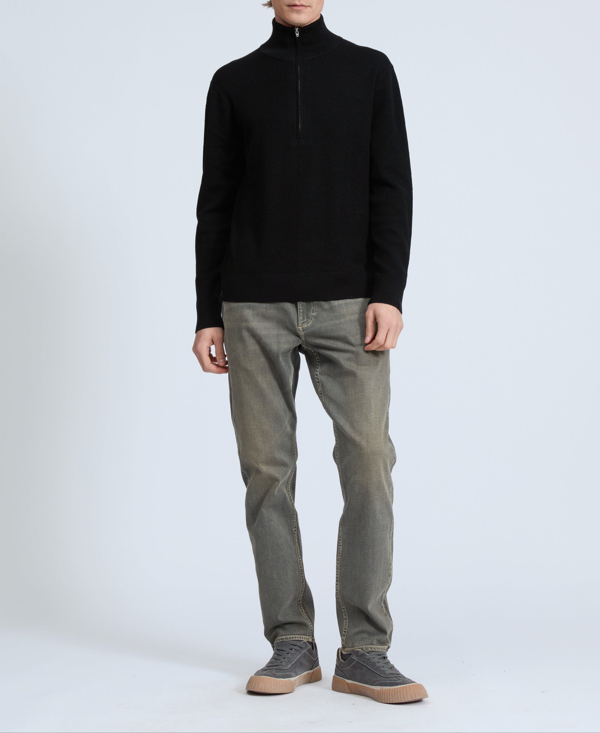 Pantalon Fit 3 Authentic en denim - Gris Olive