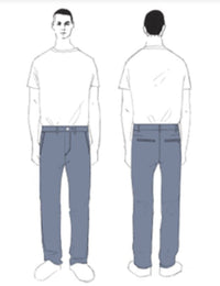 Z NO PICS / Pant Fit 2 Stretch Twill Chino - Bleu Ciel