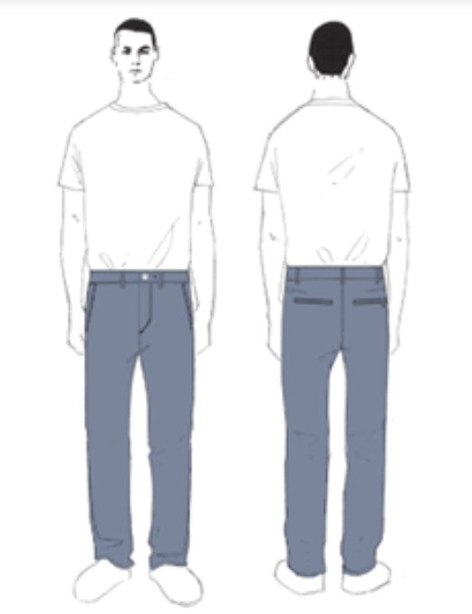 Z NO PICS / Pant Fit 2 Stretch Twill Chino - Bleu Ciel