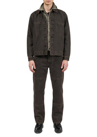 Veste Brooks en denim - Brown Black
