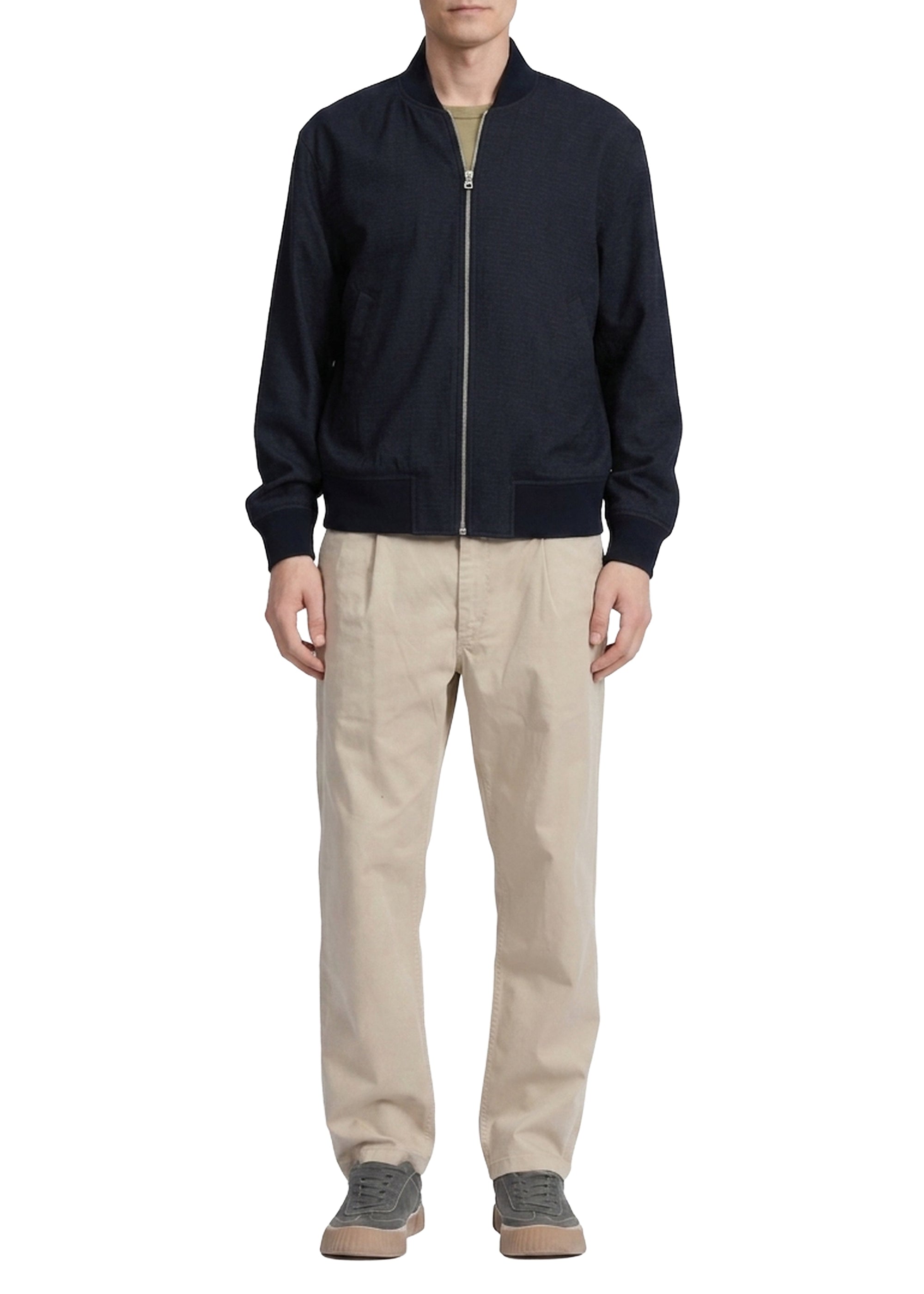 Pantalon chino Evan en coton - Light Metal