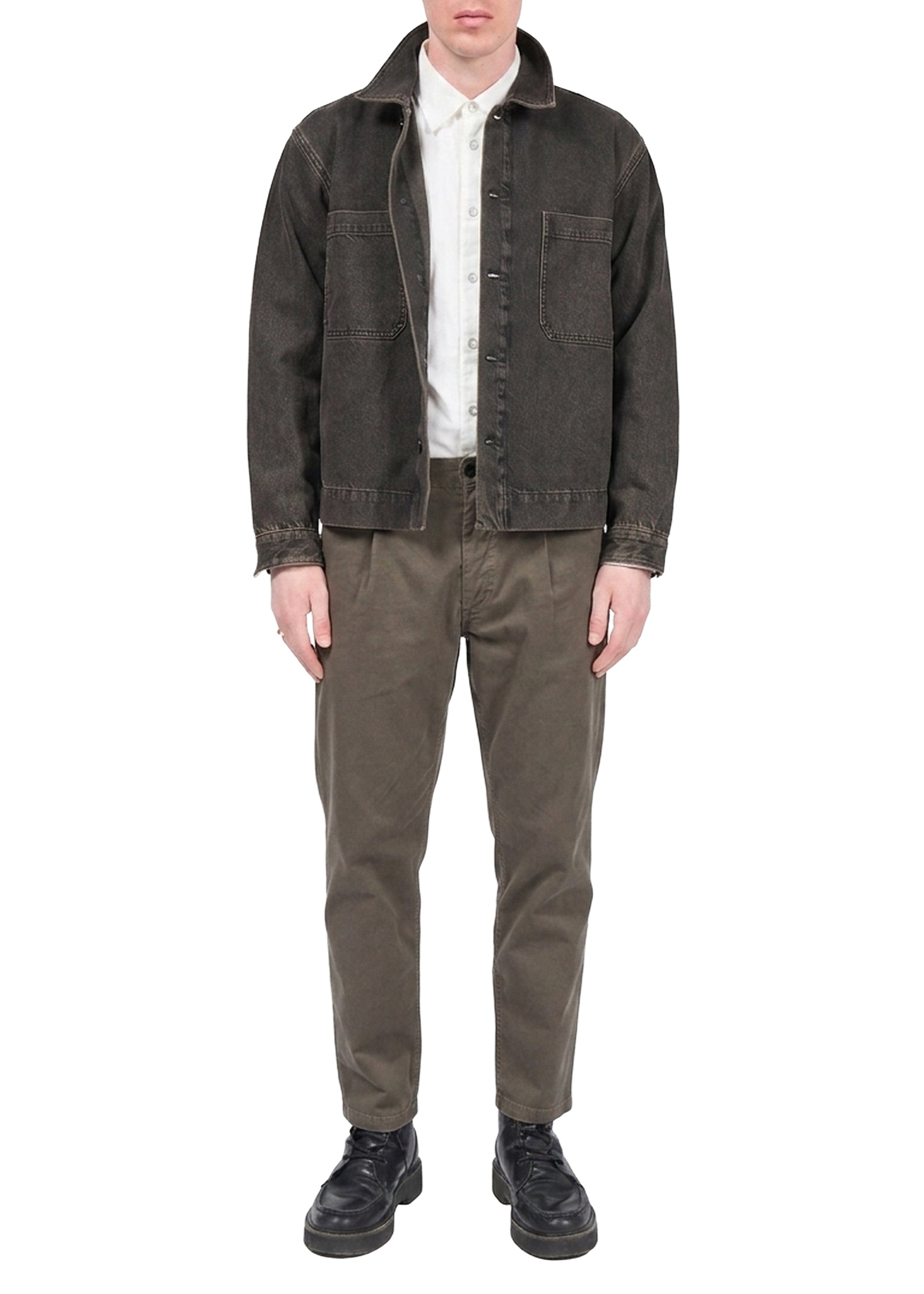 Pantalon chino Evan en coton - Bark