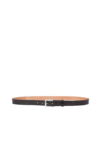 Ceinture Logan en cuir - Noir
