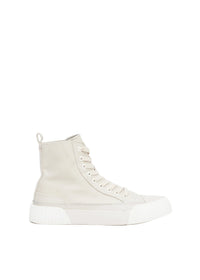 Sneakers montantes Jones en coton - Cloud Sand