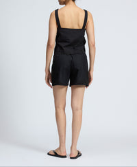 Short Emma en coton - Noir