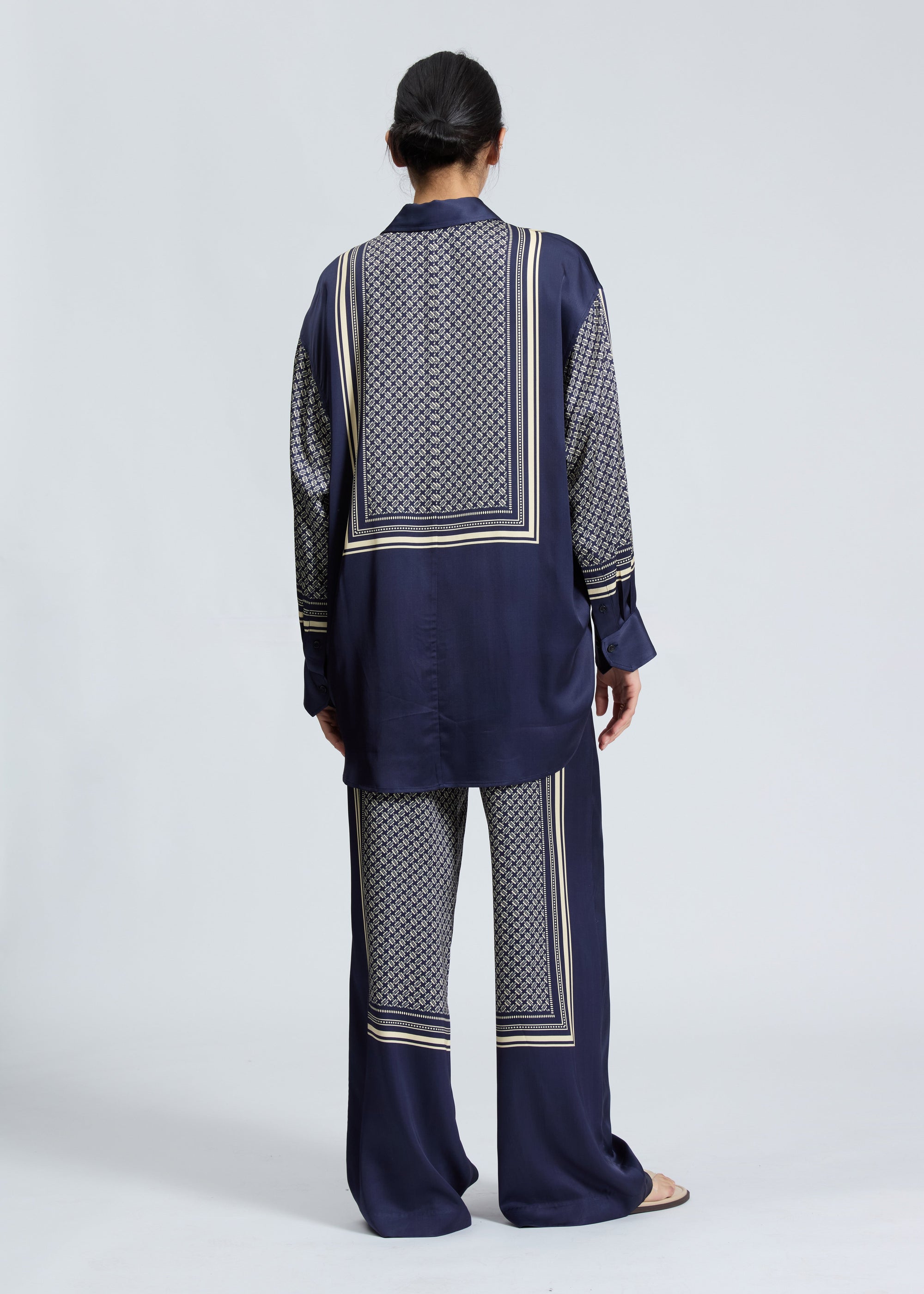 Chemise Jessica à imprimé - Navy
