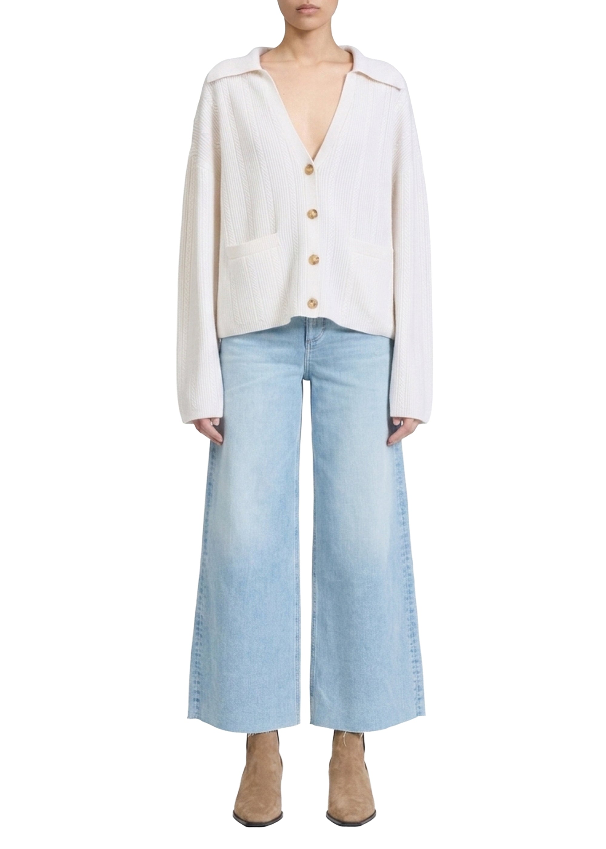 Pantalon large Sofie en denim - Lou