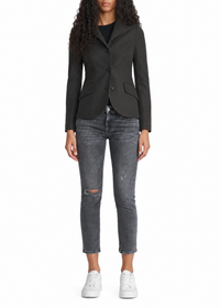 Slade fitted wool blazer - Green