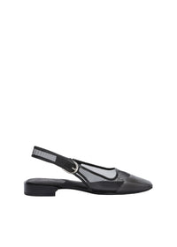 Slingbacks Astra en cuir - Noir