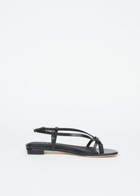 Sandales Giselle en cuir - Noir