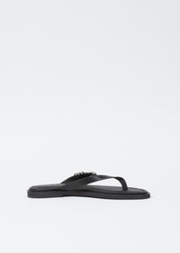 Sandales Gia en cuir - Noir