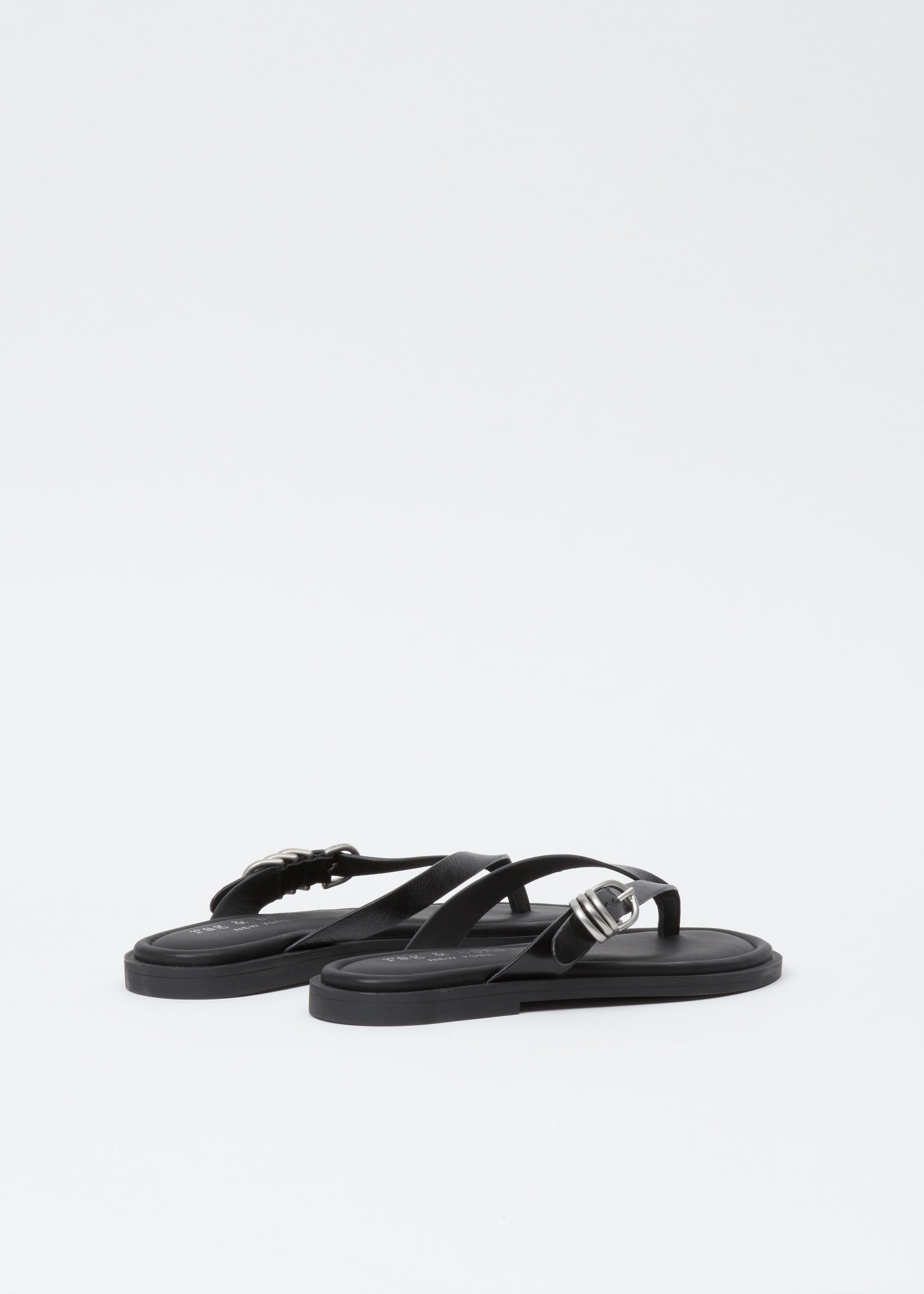 Sandales Gia en cuir - Noir