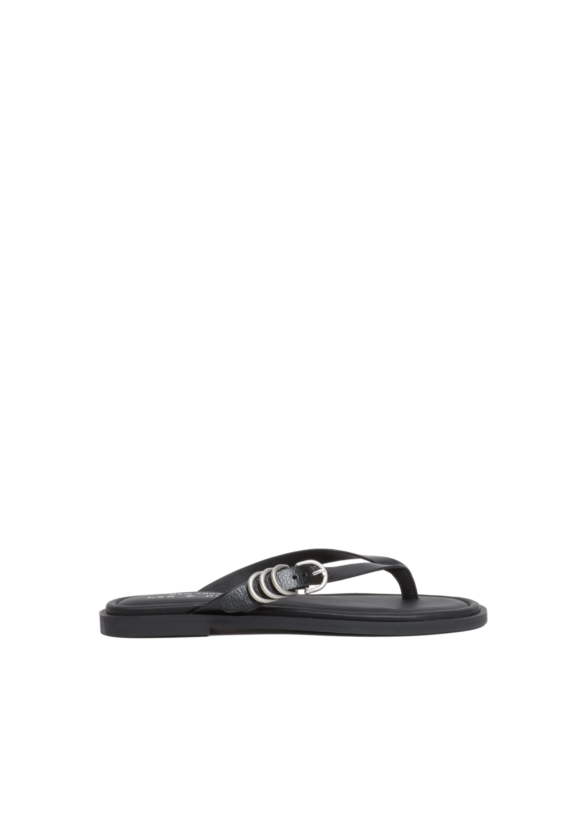 Sandales Gia en cuir - Noir