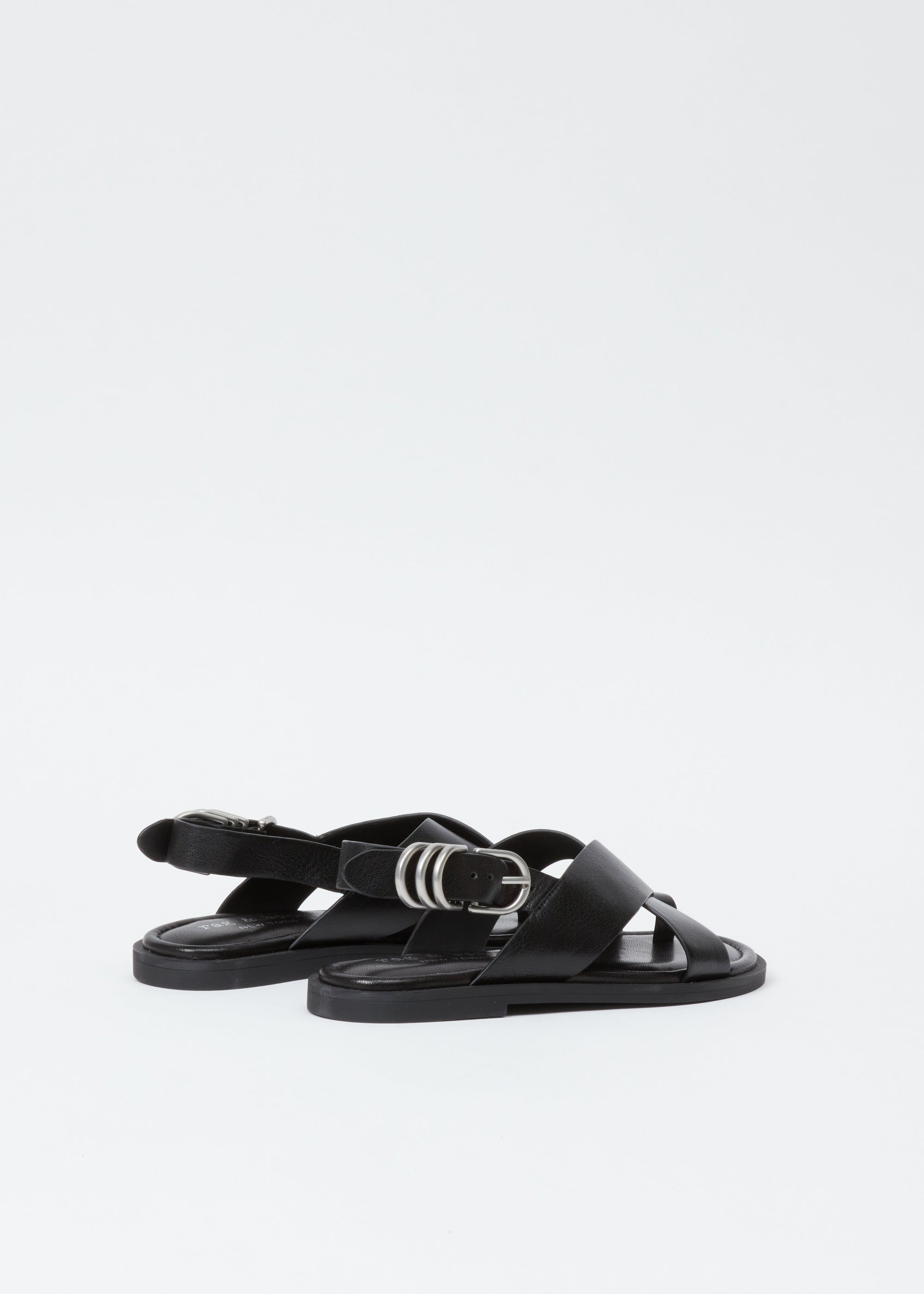 Sandales Gia en cuir - Noir
