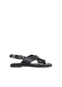 Sandales Gia en cuir - Noir