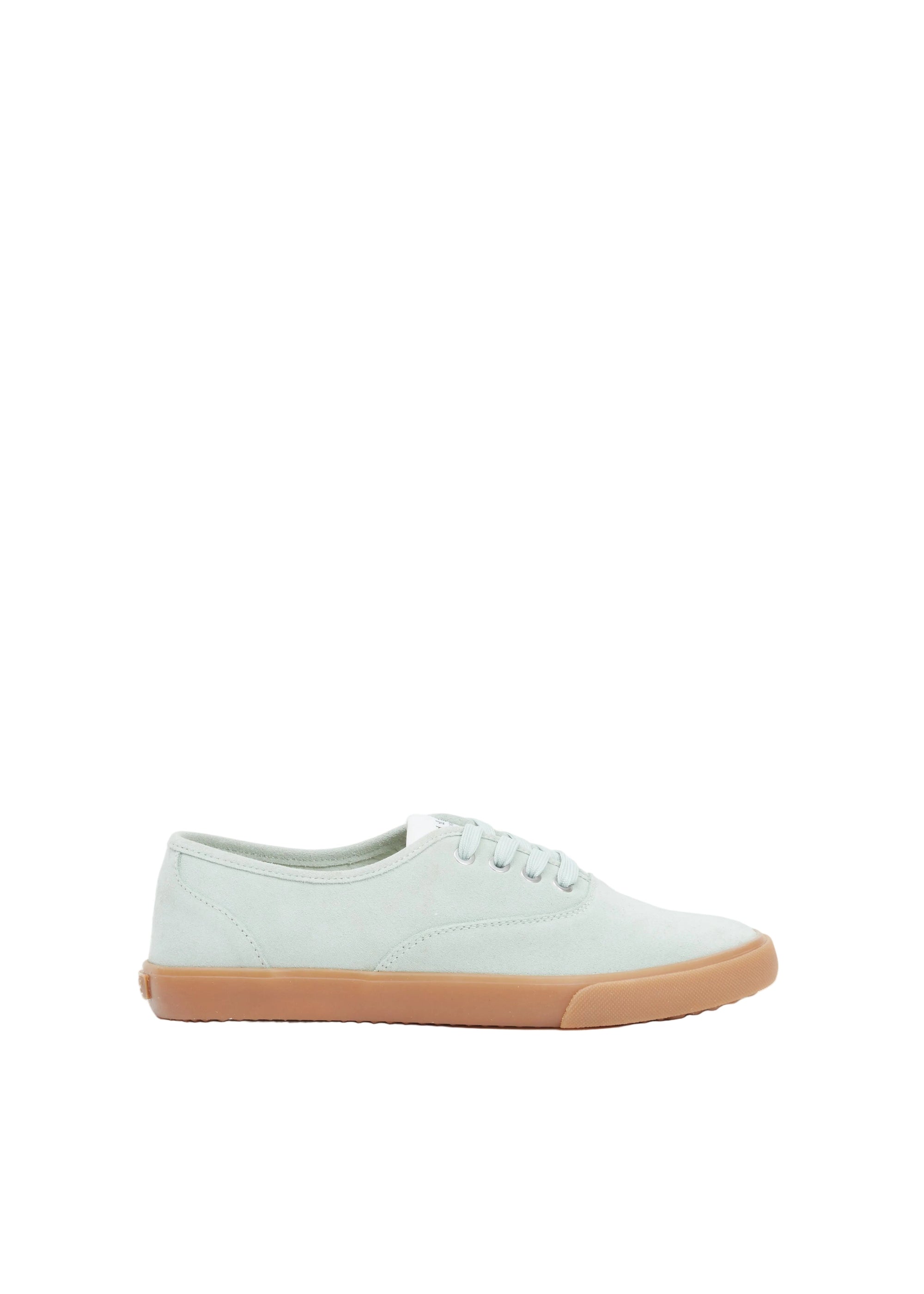 Sneakers Billie en daim - Menthe