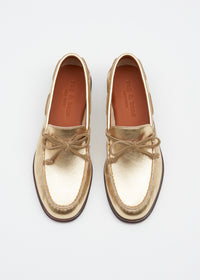 Mocassins Carter en cuir - Doré