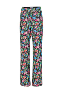 Pantalon à imprimé fleurs - Black Wild Garden