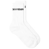 White & Black Chaussettes - White & Black