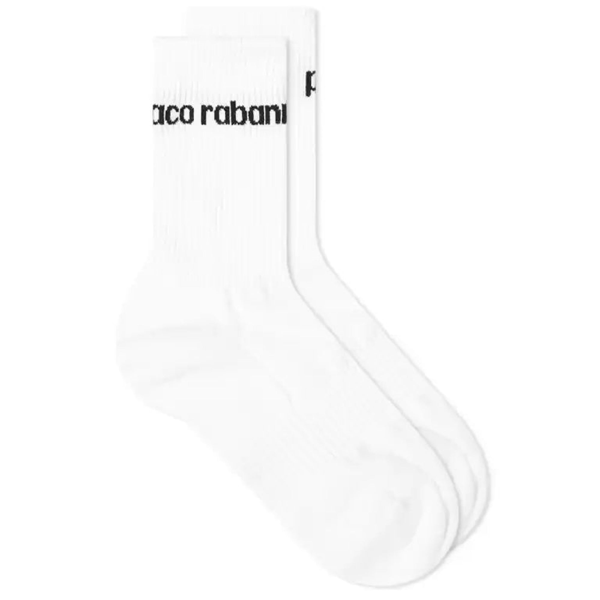 White & Black Chaussettes - White & Black