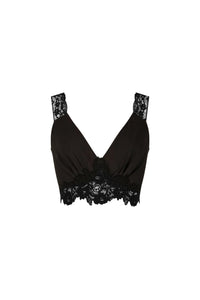 Débardeur en dentelle noir - Black