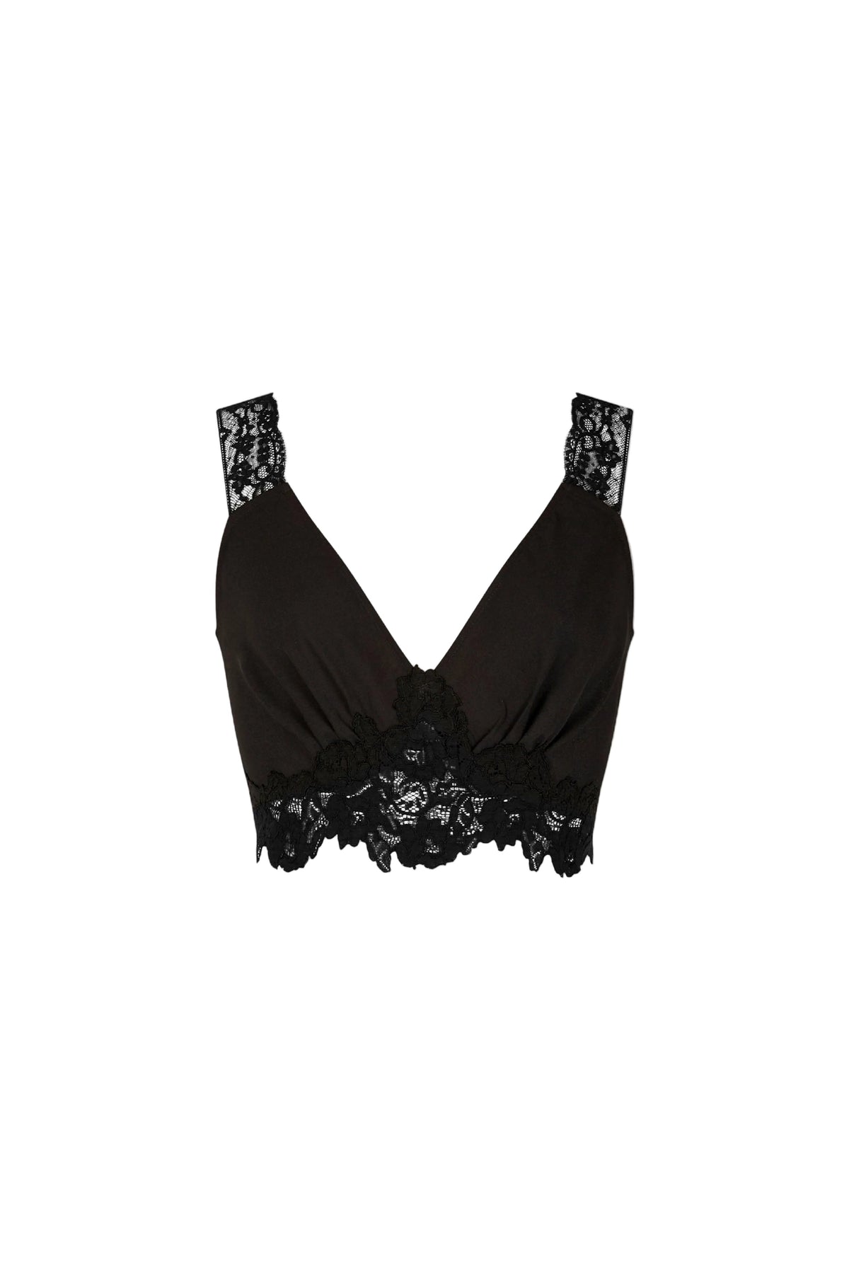 Débardeur en dentelle noir - Black