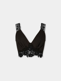 Débardeur en dentelle noir - Black