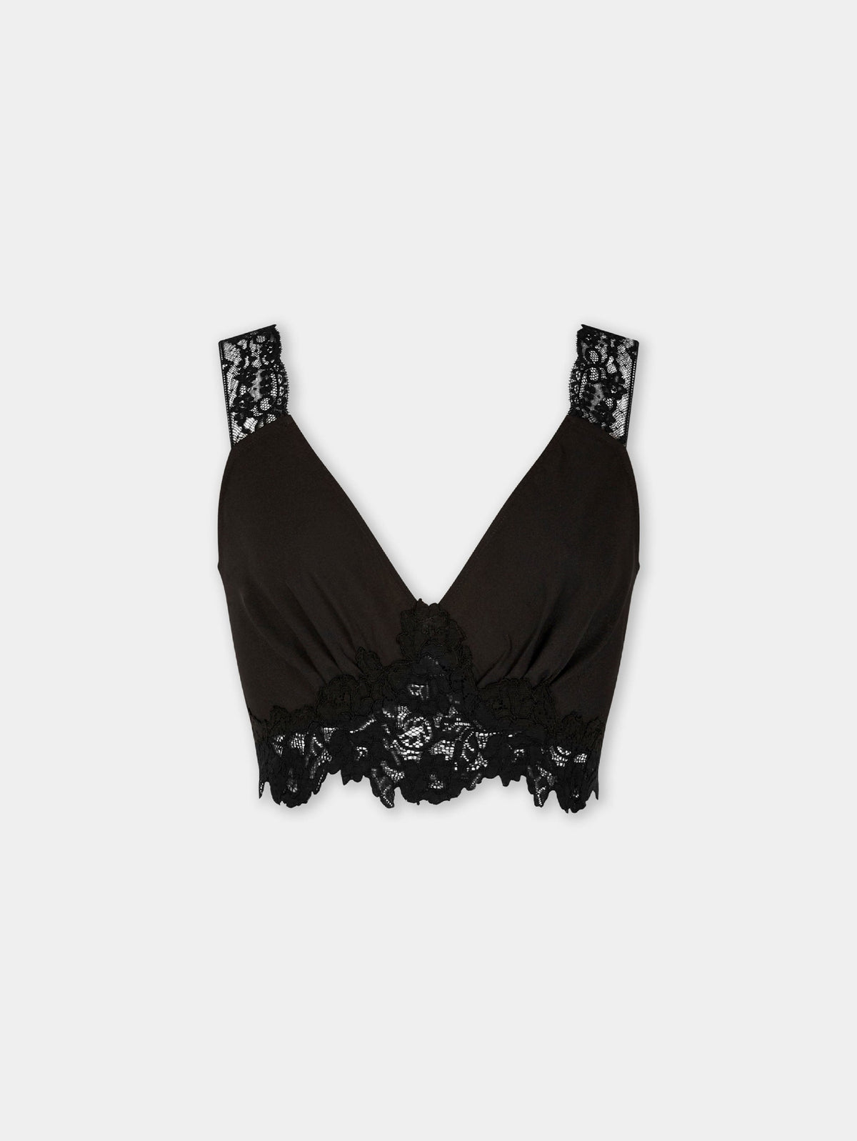 Débardeur en dentelle noir - Black