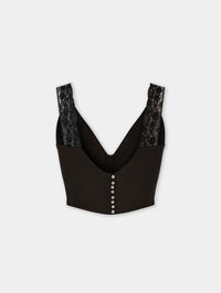 Débardeur en dentelle noir - Black