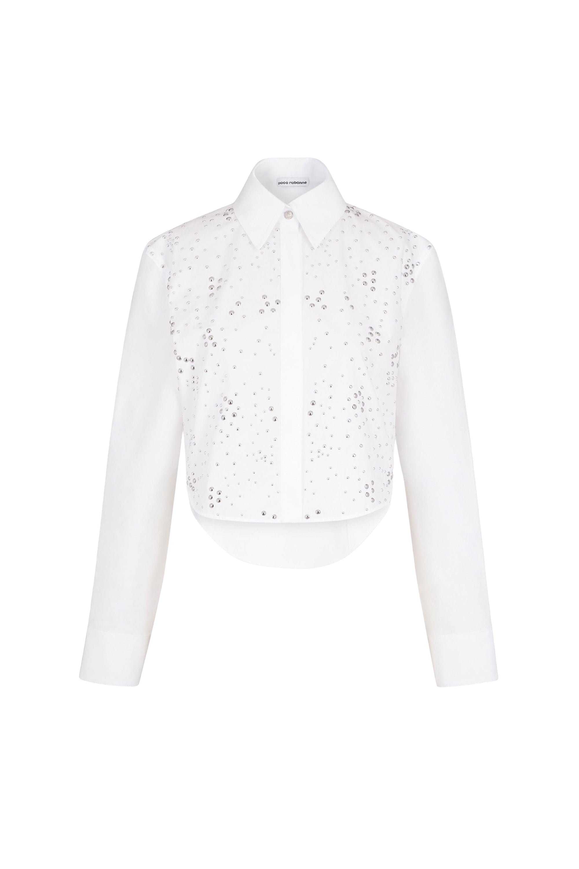 Shirt with studs - Optical White