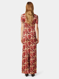 Patterned long dress - Jersey Grunge