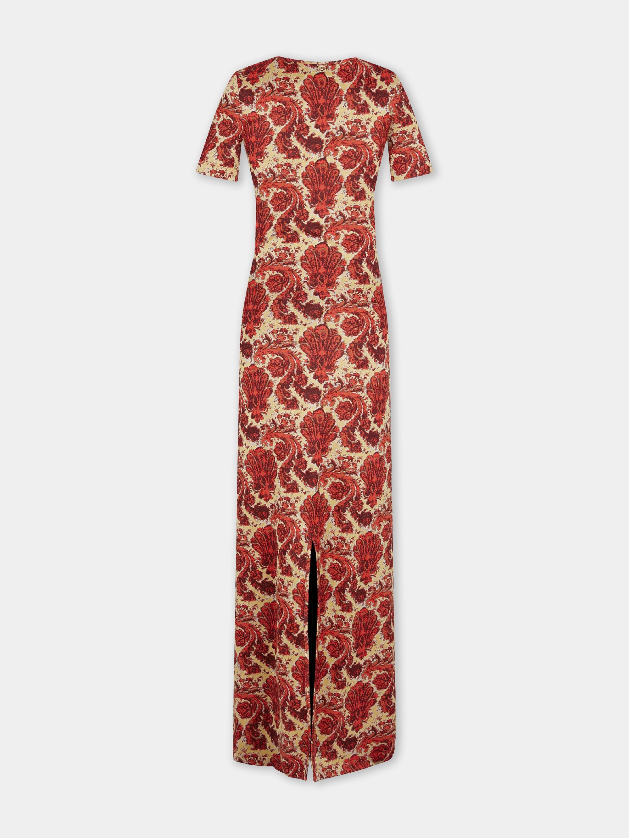 Patterned long dress - Jersey Grunge