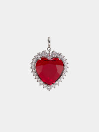 Red & Silver Charms - Red & Silver