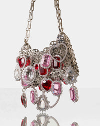 Red & Silver Charms - Red & Silver