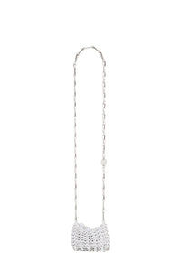 1969 Mini Brass Shoulder Bag - White
