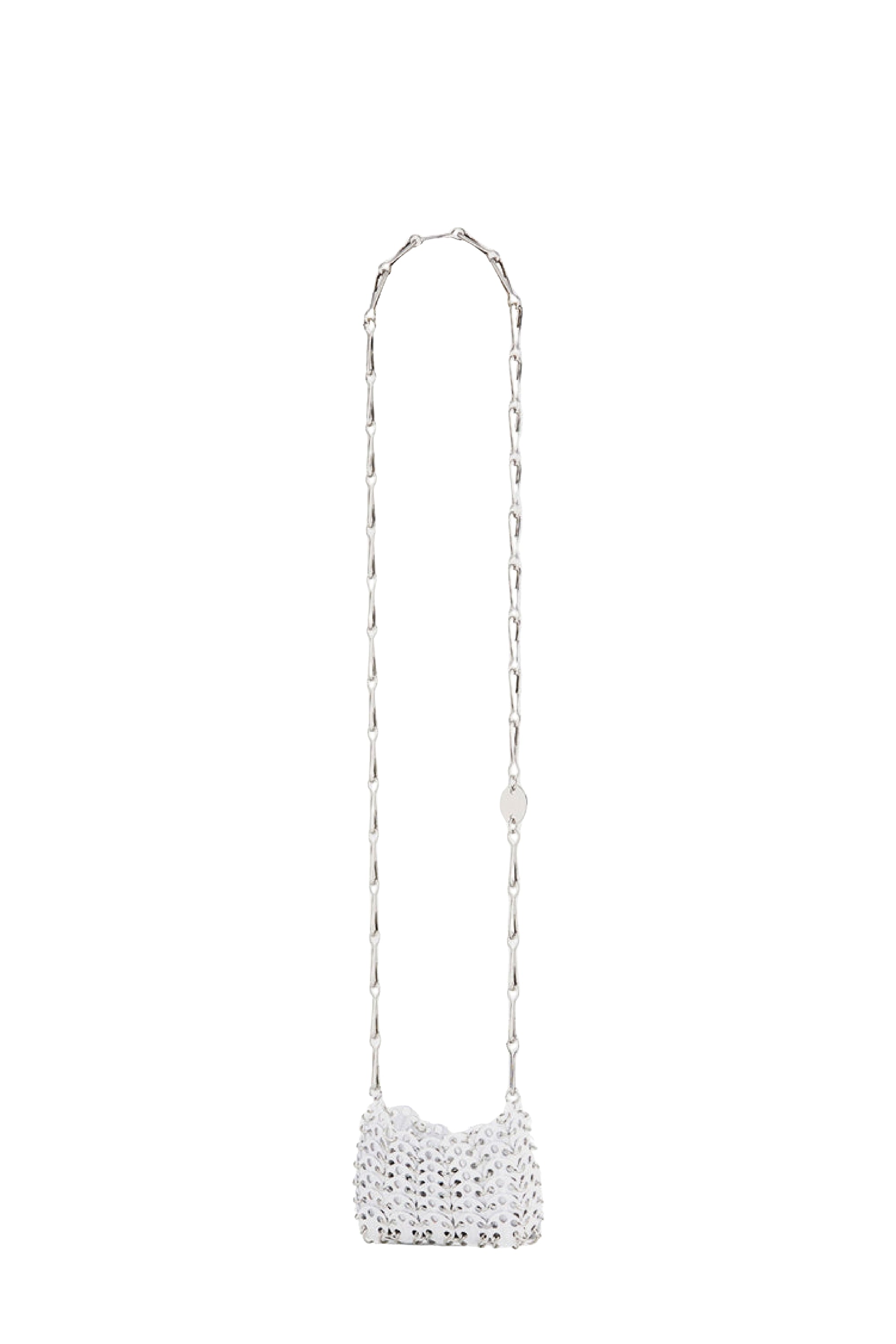 1969 Mini Brass Shoulder Bag - White