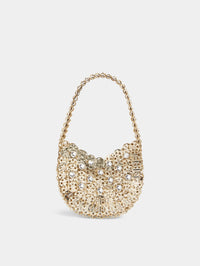 Light Gold & Crystal Top - Light Gold & Crystal