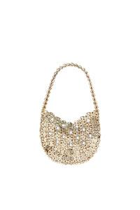 Light Gold & Crystal Top - Light Gold & Crystal