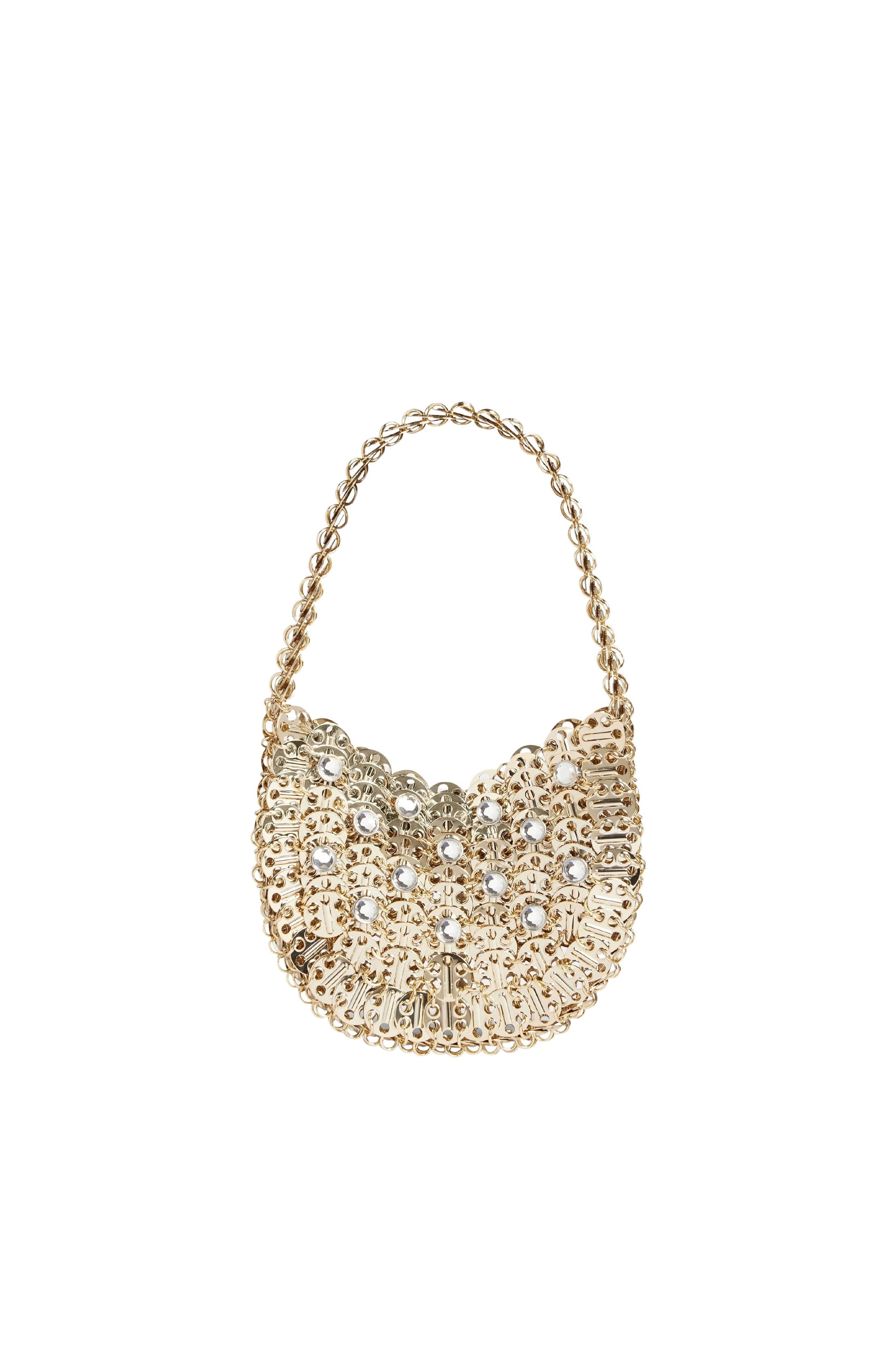 Light Gold & Crystal Top - Light Gold & Crystal