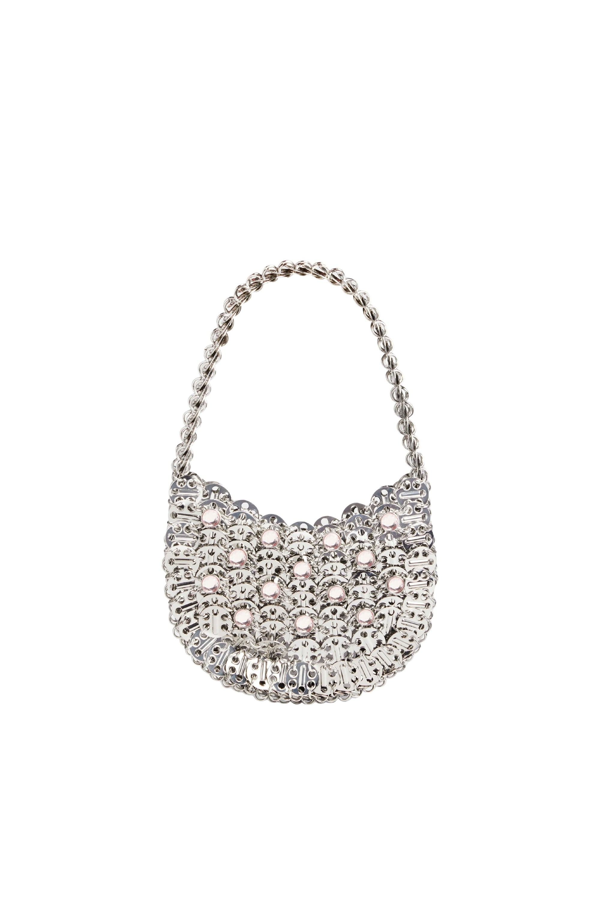 Silver & Light Pink Sac- Silver & Light Pink