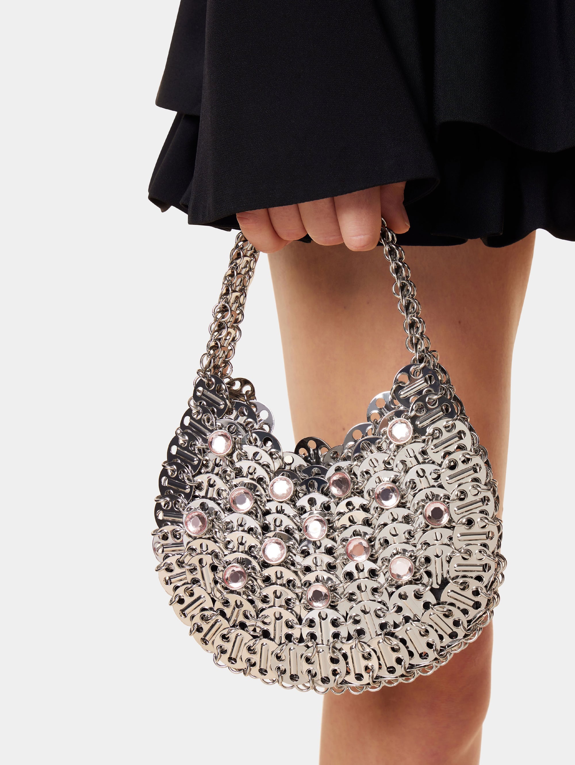 Silver & Light Pink Top - Silver & Light Pink