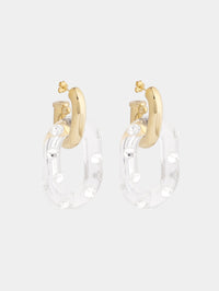 Gold & Crystal Boucles d’oreilles - Gold & Crystal