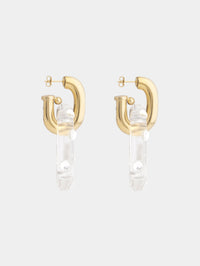 Gold & Crystal Boucles d’oreilles - Gold & Crystal