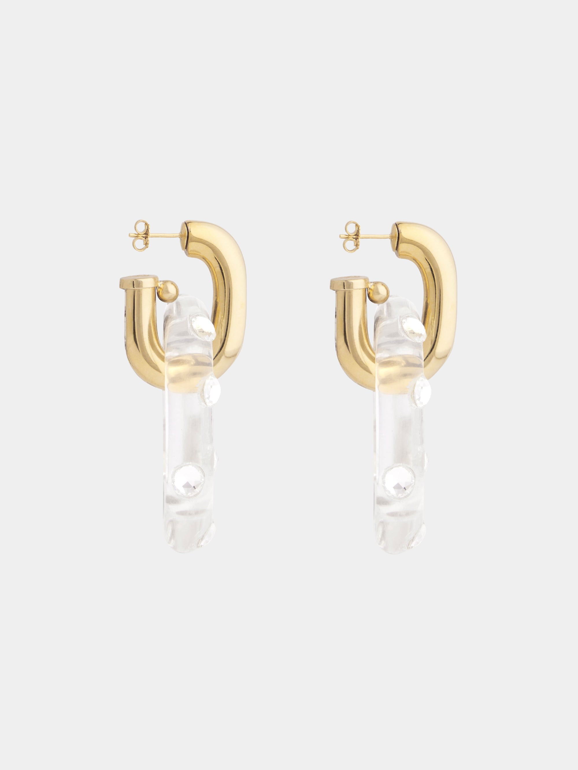 Gold & Crystal Boucles d’oreilles - Gold & Crystal